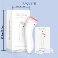 Nuevo Tratamiento De Acné LED UV Rojo Y Azul Masajeador De Belleza RF Para El Hogar Equipo De Luz De Terapia Facial Recargable - details 14
