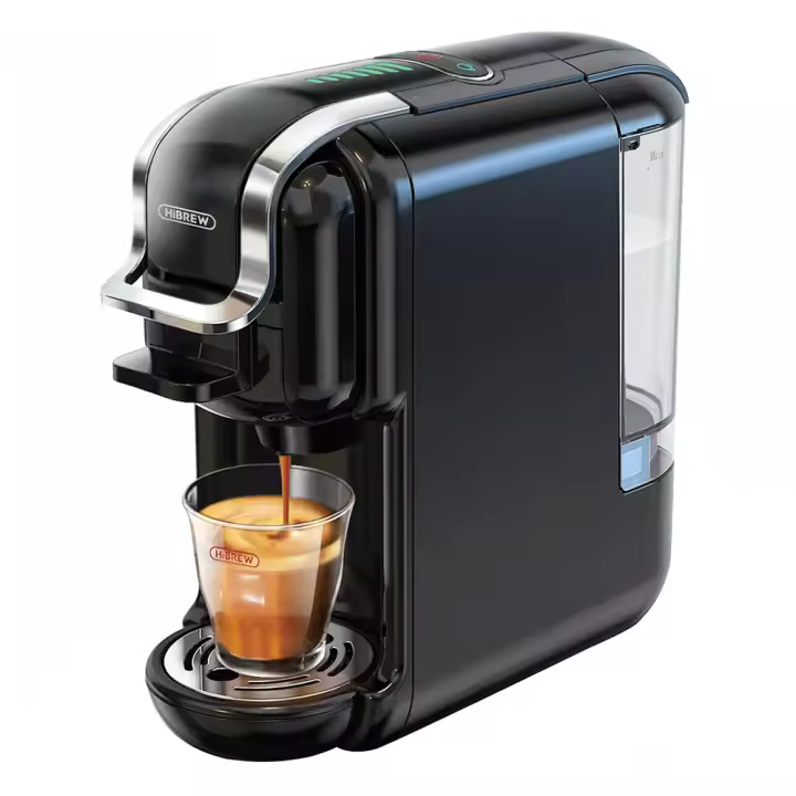 Máquina de Café HiBREW H2B 5 en 1 con Línea de Nivel de Agua, Máquina de Café de Cápsulas Caliente/Fría de 19 Bar, Tanque de Agua de 600 ml - 1