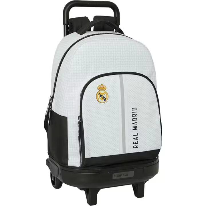 Mochila Trolley con Ruedas Compact Evolution Real Madrid Primera Equipación 24-25 79406 - 1