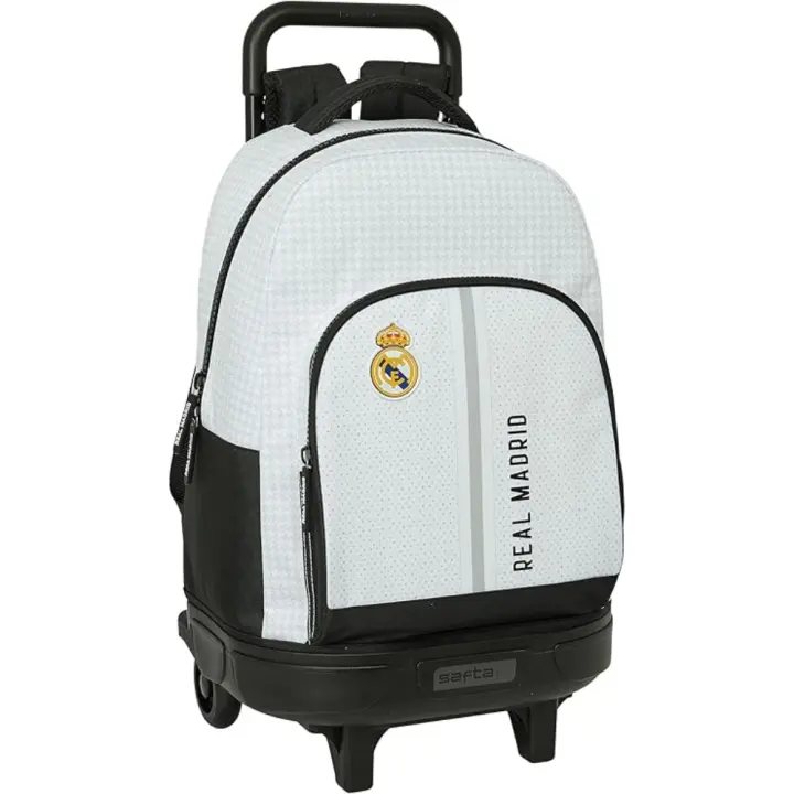 Mochila Trolley con Ruedas Compact Evolution Real Madrid Primera Equipación 24-25 79406 - 1