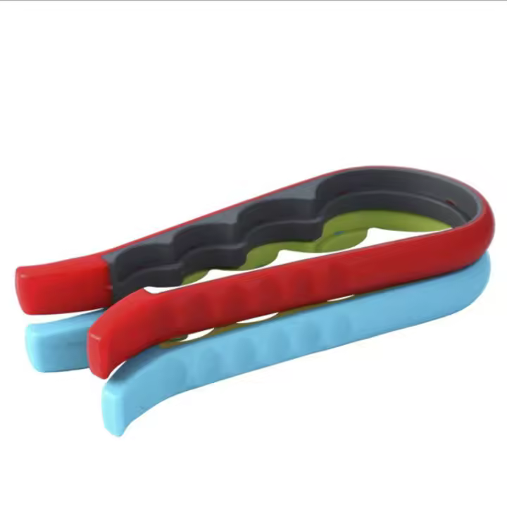 Abridor de botellas de plástico Creative Herramienta de Cocina multifuncional Abrelatas4 en 1 Tornabotellas antideslizante - 1