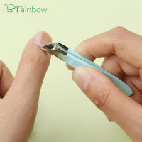 Tijeras Y Pinzas De Cutícula Pequeñas Brainbow Para Uñas Y Pies Herramientas De Pedicura Eliminación De Piel Muerta Acero Inoxidable Mini Clipper - details 1