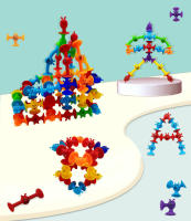 Juego Interactivo De Papá E Hijo Con Juguetes De Ventana Y Baño Pequeños Abejas Succión De Vidrio Bloques De Construcción Suaves Set De 1 Pieza - details 12