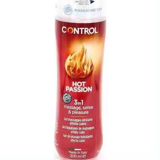 Control Hot Passion Gel Masaje 3 En 1 200Ml - 1