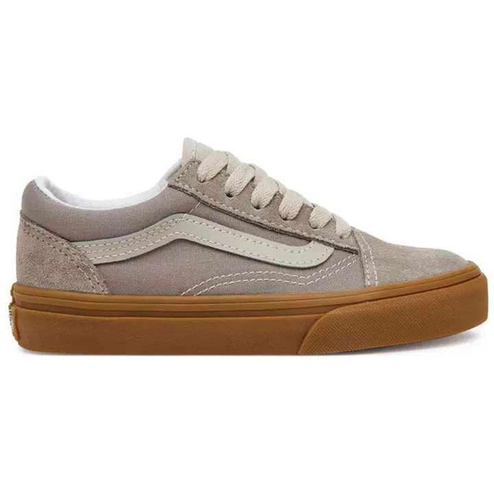 Zapatillas Vans Old Skool para niños unisex en color gris - 1