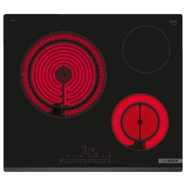 Placa Vitrocerámica Bosch PKK631FP8E de 60 Cm con 3 Zonas de Cocción - 1