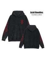 Sudadera De Manga Larga Para Hombre Estilo Harajuku Con Estampado Ácido De Anime Berserk Guts Sudadera Negra De Tamaño Grande Para Otoño E Invierno - details 6