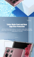 Funda De Teléfono Magnética Transparente De Lujo Para Samsung Galaxy S24 Ultra S23 FE S22 plus Compatible Con Magsafe Carga Inalámbrica Resistente a Golpes Y Choques - details 7