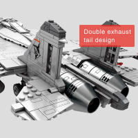 Bloques De Construcción Serie Fuerza Aérea Military J-15 Flying Shark Avión De Combate Juguetes De Avión Para Niños Regalo De Cumpleaños - details 5
