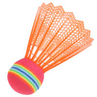 12 PCS Juego De Badminton Con Cabezas De EVA Arco Iris Y Plumas De Pato Clase a Nylon Para Juegos Deportivos - details 5