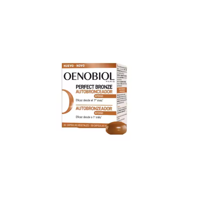Autobronceador Perfect Bronze Oenobiol | Nutrición de la Piel | 30 Cápsulas - Brillo Natural - 1