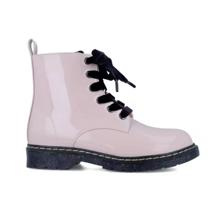 Botas militares niña GARVALIN 241566-B032 MILITAR CHAROL ROSA 33108 24I - 1