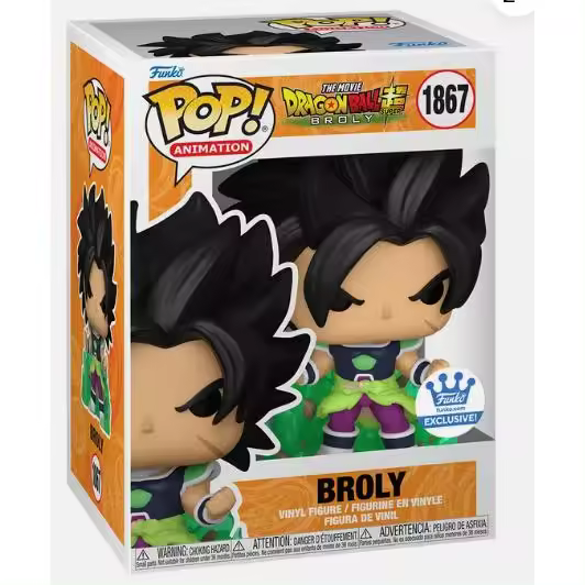 Funko pop Broly 1867 Dragon Ball Super Broly - 1