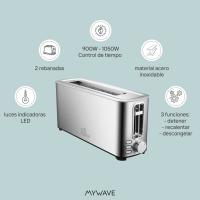 MyWave MWTOS-IL Tostador Largo de 1 Ranura Inox - details 1