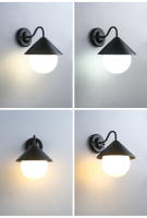 Lámpara De Pared Exterior LED Impermeable Y Resistente Al Humor Lámpara De Escalera De Acero Para Patio Tradicional Sin Certificación - details 8