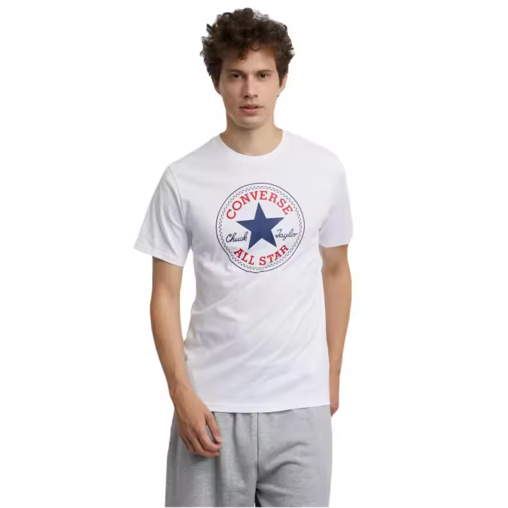 Camiseta Converse Chuck Patch Blanco T Shirt 10025459-A03 - 1