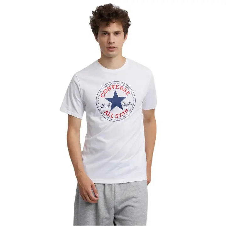 Camiseta Converse Chuck Patch Blanco T Shirt 10025459-A03 - 1