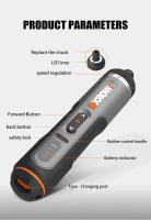 Conjunto De Destornillador Eléctrico Worx WX242 Sin Cable Inteligente Carga USB 30 Piezas Herramienta De Perforación Y Destornillado - details 1