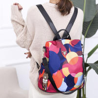 Mochila Multifuncional Antirrobo de de Gran Capacidad Estilo Floral Correa Hombro Arcuada - details 44
