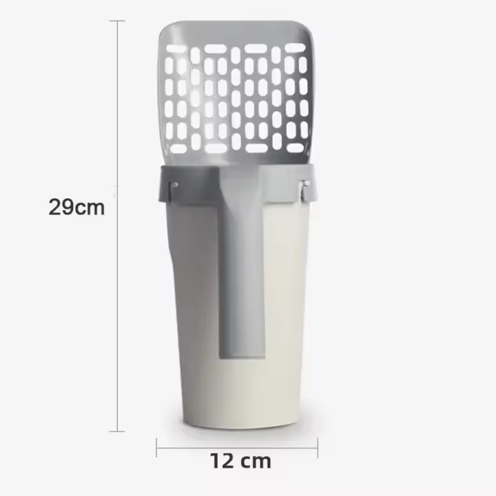 Escobilla Para Arenero De Gato 1pc Filtrador De Arenero Sifter Neater Shovel Para Mascotas Plástico Herramientas Para Gatos - 1