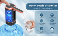 Bomba De Agua Portátil USB Para Botella Universal 2-5 Galones Dispensador De Agua Eléctrico Material Plástico - details 0