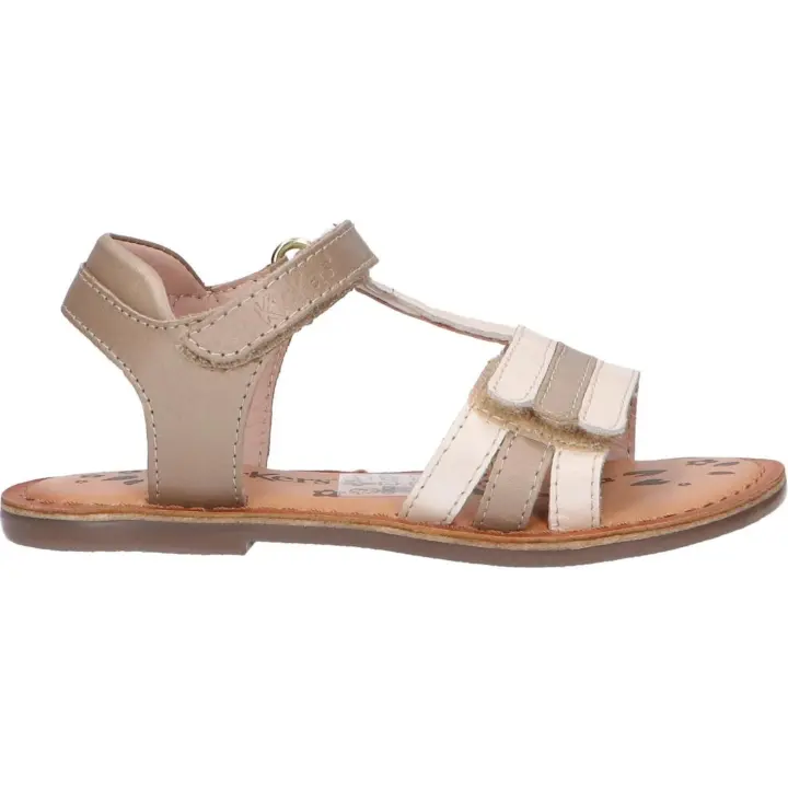 Sandalias de Mujer y Niña KICKERS 700963-30 DIAMANTO 32 BLANC CASSE OR - 1