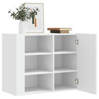 vidaXL Armario de pared madera de ingeniería 75x35x60 cm en color Roble Sonoma/Roble ahumado/Marrón roble y más | almacenamiento funcional diseño moderno para baño dormitorio sala - details 3
