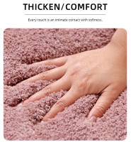 Alfombra De Baño Pequeña Antideslizante Absorbente U-Corpórea Sólida Para Piso Y Toilette Alfombra De Uso Doméstico - details 7