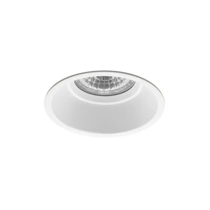 HUANGJISOO Foco Empotrable LED Redondo Fijo Ambiente 510 IP44 Blanco Técnico JISO 510D-90 - 1