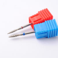 2Pc Tornado Flame Diamante Broca De Uñas Accesorios De Perforación Rotatoria Herramientas De Corte De Uñas Espiral De Acero Inoxidable - details 5