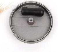 Prensa para hamburguesas de aluminio fundido para deliciosas hamburguesas, hamburguesas, barbacoas, con revestimiento antiadherente, diámetro 11,8 cm - details 2