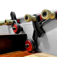 Guías De Acción Unidireccional Para Tallado En Madera Herramienta Auxiliar De Seguridad Anti Rebound Precisión Cortada Limpia Placa De Localización De Plata Aluminio - details 11
