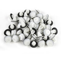 50 PCS Abrazaderas De Panel De Puerta Con Selladores Y Tornillos Retenedores De Parachoques Accesorio De Coche Nylon - details 5