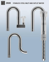 Accesorio De Filtro Para Acuario Tubo De Acero Inoxidable De Expansión Anti Pez Y Camarón Entrada Y Salida Componente De Filtro De Tanque De Acuario - details 0