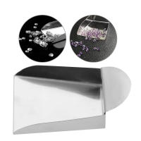 Mini Shovel De Joyería Cuadrada Para Piedras Preciosas Perlas Y Cuentas De Diamante Herramienta De Escarabajo Con Mango Placa De Metal Para Joyería - details 2