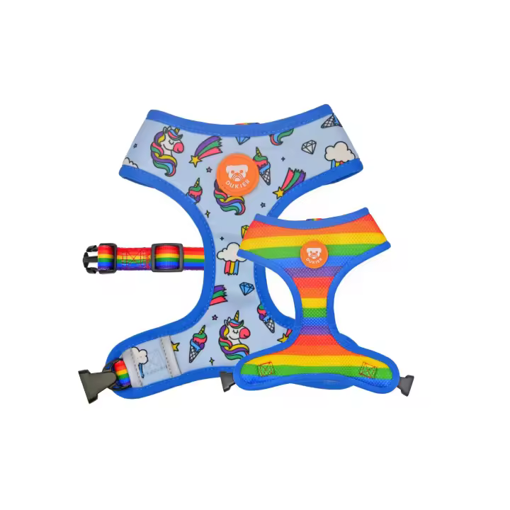 DUKIER - ARNÉS REVERSIBLE PARA PERRO UNICORNS (PRIDE DESIGN) - 1