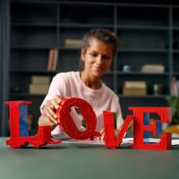 Lego Art Love   Escultura Arte Pop 31214 Lego - details 5