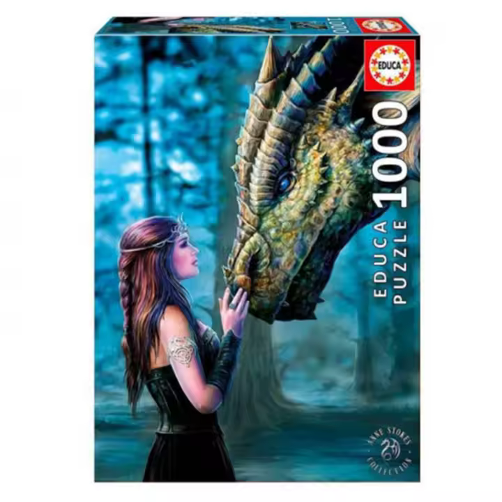 Puzzle de 1000 Piezas Colección Anne Stokes Erase Una vez de Educa - 1