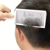 4 peines de Corte de Cabello with gradient de cabezal aceitosa, Artefacto para Cortar El Cabello, recortador de Cabello de Cabeza Plana, peine de posicionamiento, peine de Peinado, Corte de Cabello convenient - details 0