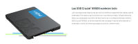 Crucial BX500 240GB, 500GB, 1TB, 2TB  SSD Interno SATA 2,5" 3D NAND - hasta 540 MB/s - Para Ordenador de Sobremesa, Portátil - details 0