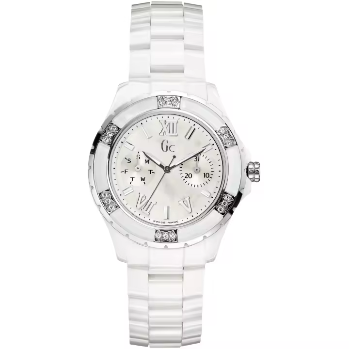 GC Guess Reloj Automático Analog-Digital para Mujer con Correa de Tela S0329230 - 1