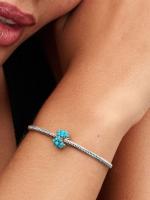 Pandora - Charm Océano color Turquesa-Plata de Lei - details 1