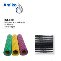 ROLLO DE ALFOMBRA ANTIDESLIZANTE ABIERTO NEGRO AMIKO DE 12Mx65CM - details 3