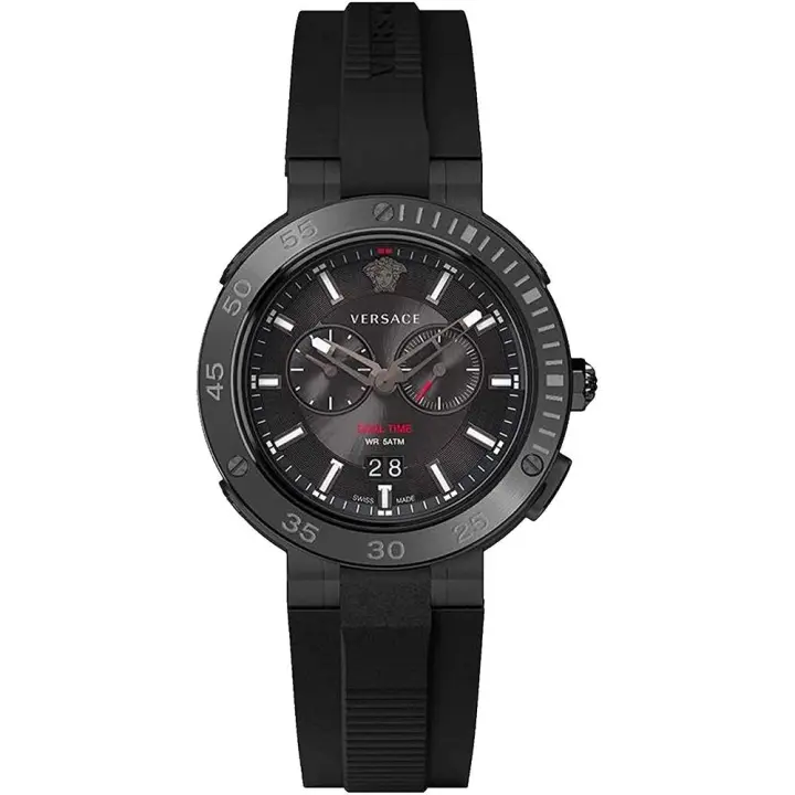 Reloj de pulsera Versace - VECN00219 correa color: Negro Dial Negro Hombre - 1