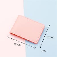 Mini Porta Tarjetas De Identificación PU Cuero Organizador Bolsa Para Tarjetas De Crédito Para Hombres Y Mujeres Estuche De Cuero Para Licencia De Conducir - details 1