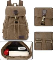Mochilas de Lona a la moda, Bolso casual para Ofertas al Aire Libre, mochila Deportiva, senderismo, Viajes, Bolsa multiusos, Verde, Mochilas de mochila - details 3