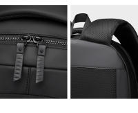 Mochila Para Hombre Impermeable De Gran Capacidad Estilo Casual Con Compartimento Para Computadora Mochila De Viaje Negocios Y Estudiante - details 27