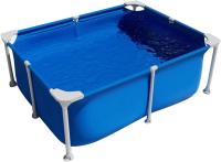 Steel Pool Pro Pool 120-300cm Pool al Aire Libre with Estructura de metal rectangular Pool al Aire Libre para estudiantes y adultos Pool grande para niños (150x105x45 cm) - details 0