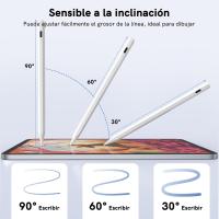 Lápiz para iPad 2018 at 2024, Lápiz táctil antiaccidental EN LA Palma, Lápiz óptico Activo adaptado para Apple Pencil Apple iPad Bluetooth - details 7