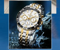 Reloj De Pulsera De Negocios REWARD VIP Nueva Diseño Reloj De Cuarzo Para Hombres Acero Inoxidable Resistente Al Agua Cronógrafo Luminoso Deportivo - details 19
